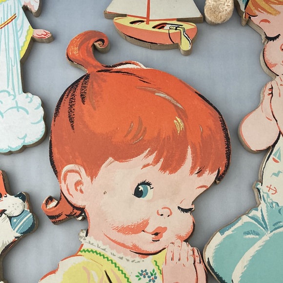 Vintage wall plaques for children’s room - Picture 3 of 5